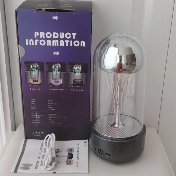 Bluetooth Speaker Mechanical Motion Jellyfish Lights - Picture 13 of 16